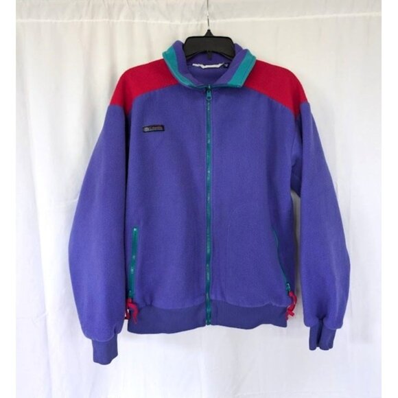 Columbia Other - Columbia Fleece Zip Jacket Men's Size Medium Vintage Deep Pile USA Made 80s 90s